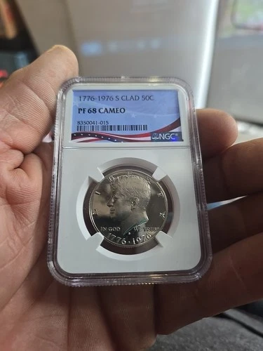 1776-1976 S Clad 50c Pf 68 Cameo