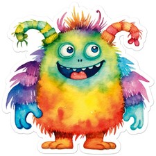 Cute Monster - Vinyl Decal Sticker - Car Window Laptop - ebn9358