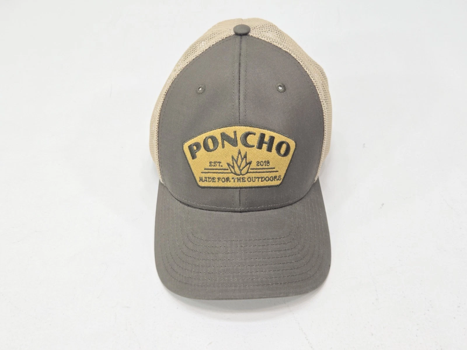 PONCHO Outdoors Agave Cap Trucker Hat Adjustable Snapback