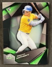 2026 Topps Chrome Black ROMAN ANTHONY Depth of Darkness SSP RC Red Sox **Surface
