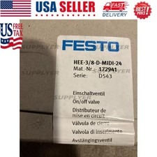 New HEE-3/8-D-MIDI-24 Festo 172941 On/off valve Fast Shipping