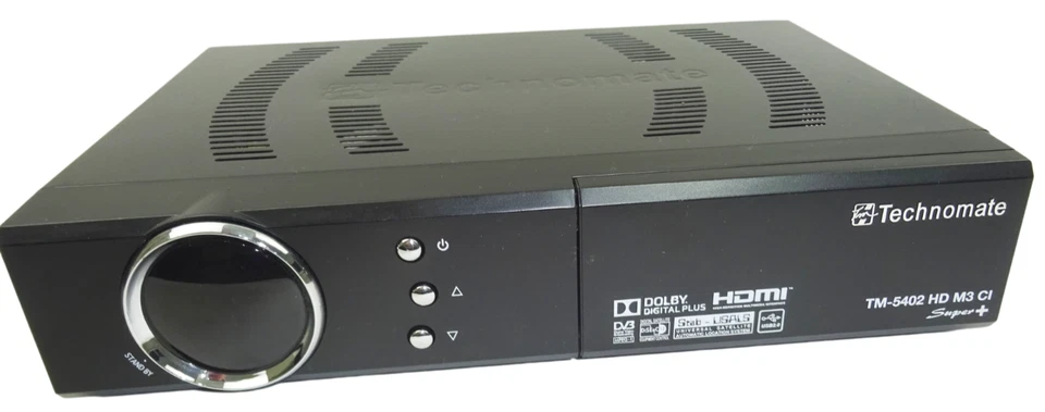 Technomate TM-5402 HD M3 Ci Super+ Satellite Receiver & Remote - Hardly Used - Image 4 of 4