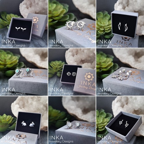925 Sterling Silver Hairdresser / Groomer SCISSOR Earrings GIFT BOXED - Picture 6 of 6