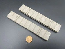 Playmobil System - Castle Wall Connectors Lot of 2 Flat Double Female VTG