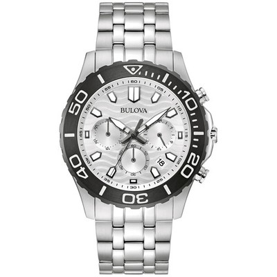 BULOVA CHRONOGRAPH WATCH 98B437 BRAND NEW WARRANTY