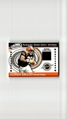 2001 Pacific Prism Atomic Corey Dillon Jerseys #19