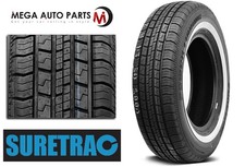 1 New Suretrac Power Touring 23575r15 105s 1.5 White Wall All Season Tire