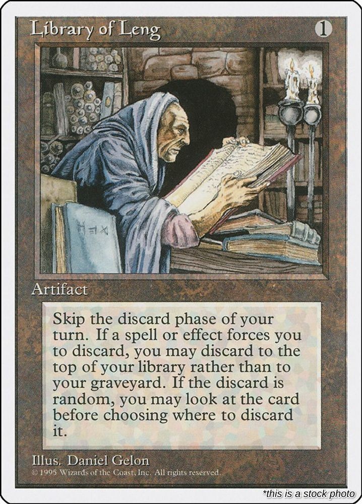 Library of Leng Fourth Edition [4ED - 333] Magic Uncommon LP