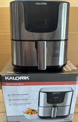 Kalorik Smart Air Fryer Pro XL 6 Qt. Stainless Programable Digital FT-47477-SS