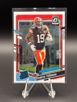Cedric Tillman - 2023 Panini Donruss Optic Rated Rookie - Cleveland Browns