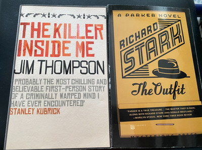 The Killer Inside Me-Jim Thompson, Tradepr bck 8x5'' & The Outfit - Richard Stark