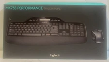 New Logitech MK735 Performance Wireless Keyboard & Mouse Combo - Open Box