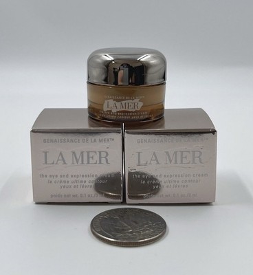 2 x La Mer Genaissance De La Mer The Eye And Expression Cream 3ml Each Total 6ml