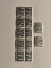 Lot Of Valcambi 12 Fractional 1gram Bars