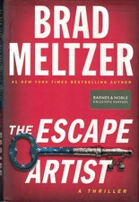 The Escape Artist (B&N Exclusive Edition) Brad Meltzer hardcover Very Good