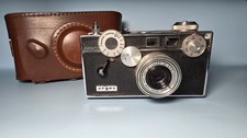 Vintage ARGUS C3 35mm  THE BRICK  FILM CAMERA 50mm f/3.5 CINTAR LENS with case