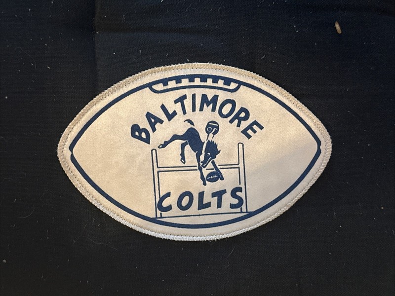 Vintage Baltimore Colts Patch 6.5 x 4