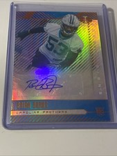 Brian Burns 2019 Panini Illusions Rookie Signs Auto Giants Panthers