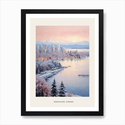 Dreamy Winter Painting Poster Vanco Framed Wall Art Poster Canvas Print Picture