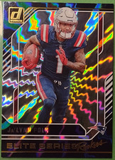 2024 Panini Donruss Ja'Lynn Polk #10 Elite Series Rookies New England Patriots