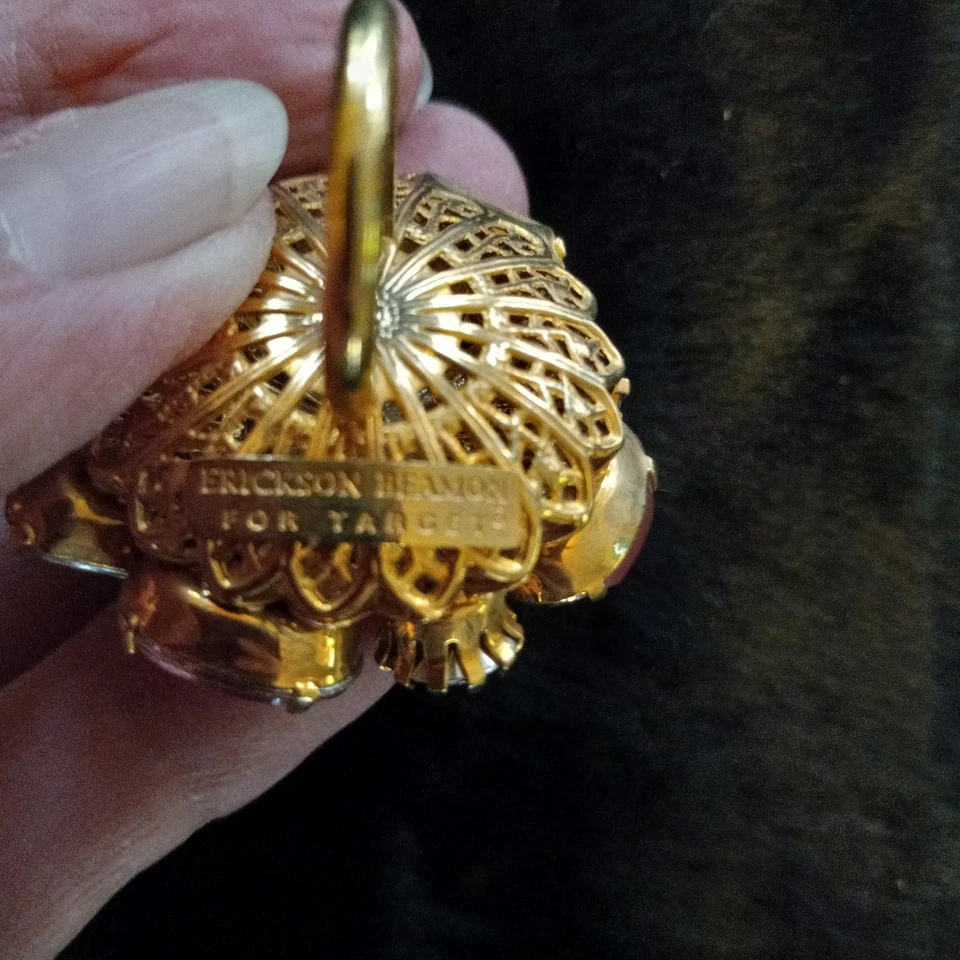 Linda pulseira e anel Erickson Beamon para punho alvo strass - Imagem 3 de 4