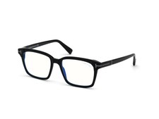 New Tom Ford Ft Tf5661-b 001 Square Shiny Black 54 Mm Eyeglasses Authentic