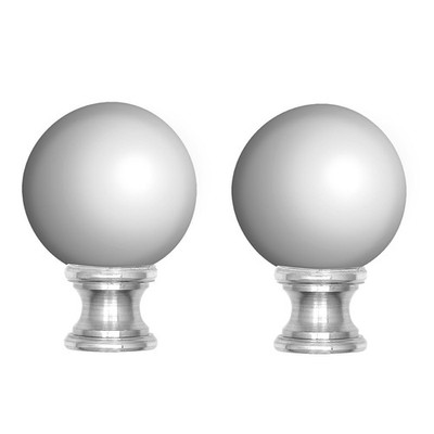 Metal Lamp Finials 2 Pack Metal Ball Lamp Decoration Toppers Risers Hardware Set