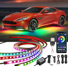 Underglow Car Lights LED Strip Lights w/ 16 Million Colors App/Remote Control
