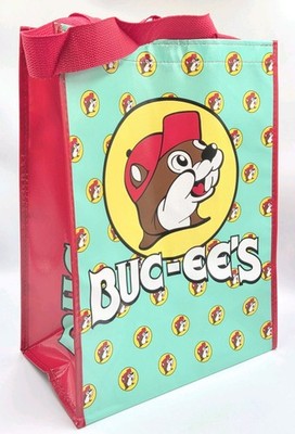 Brand New Limited Edition Buc-ees Bucees Reusable Shopping Tote Bag Beaver Logo