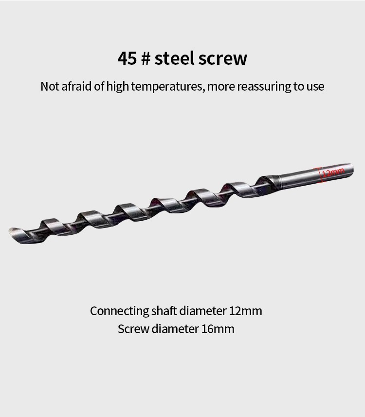 DIY Extruder Machine 12mm Dia Screw Barrel with 2.5mm Nozzle Triple Heaters 110V