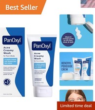 Antimicrobial Acne Creamy Wash, 4 Benzoyl Peroxide, 6 Ounce