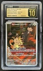 2025 Pokemon Destined Rivals Team Rocket's Meowth #203/182 CGC 10 Pristine