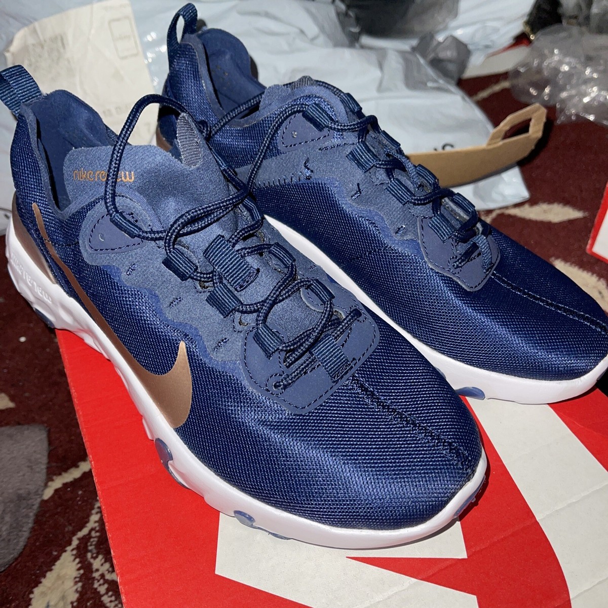 nike renew element 55 junior navy