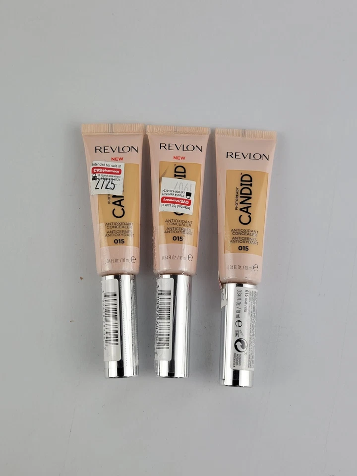3 PACK REVLON PHOTOREADY CANDID ANTIOXYDANT CONCEALER 015 LIGHT - Image 2 of 4