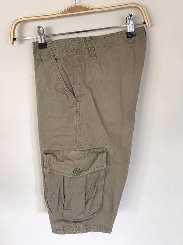 boys size 16 ECKO UNTLD Cargo Shorts Tan Khaki Flat Front Pockets - Picture 5 of 7