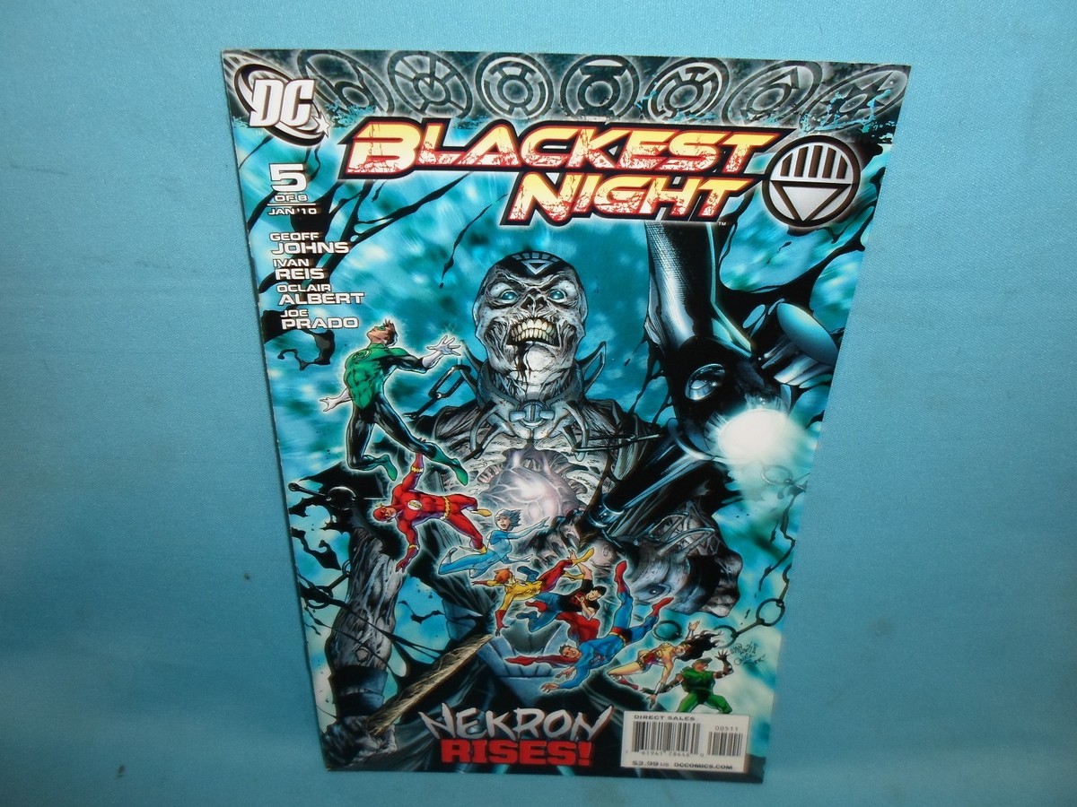 Blackest Night #5 DC Comic Comics Very Fine Condition Green