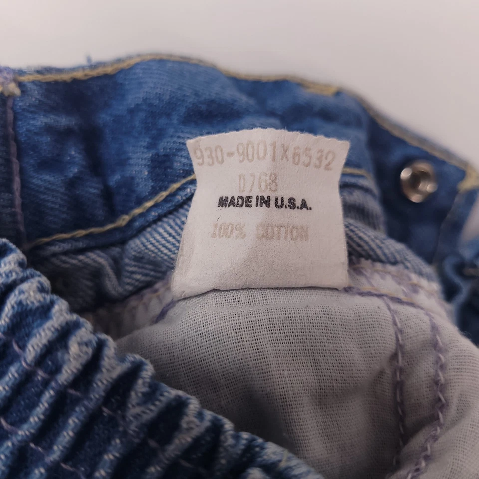 Vintage OshKosh Denim Jean Skirt Girls Size 4 Made in USA 80s 90s Western Rodeo - Image 4 of 4