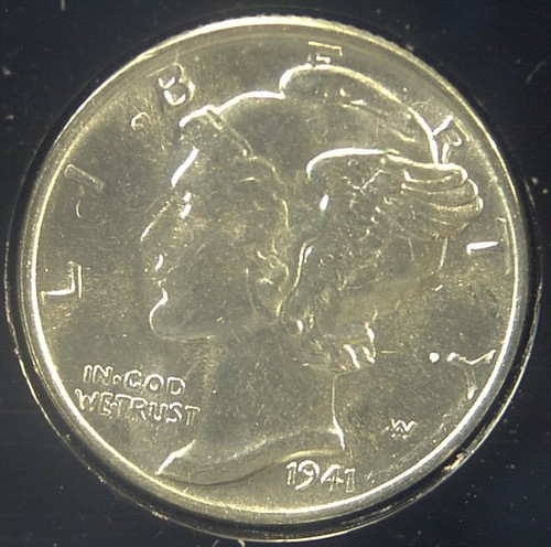 1941 P US Neuwertig Set Edelstein/Wahl BU Münzen schwarz Kapital Halter Außergewöhnlich #3 - Bild 7 von 12