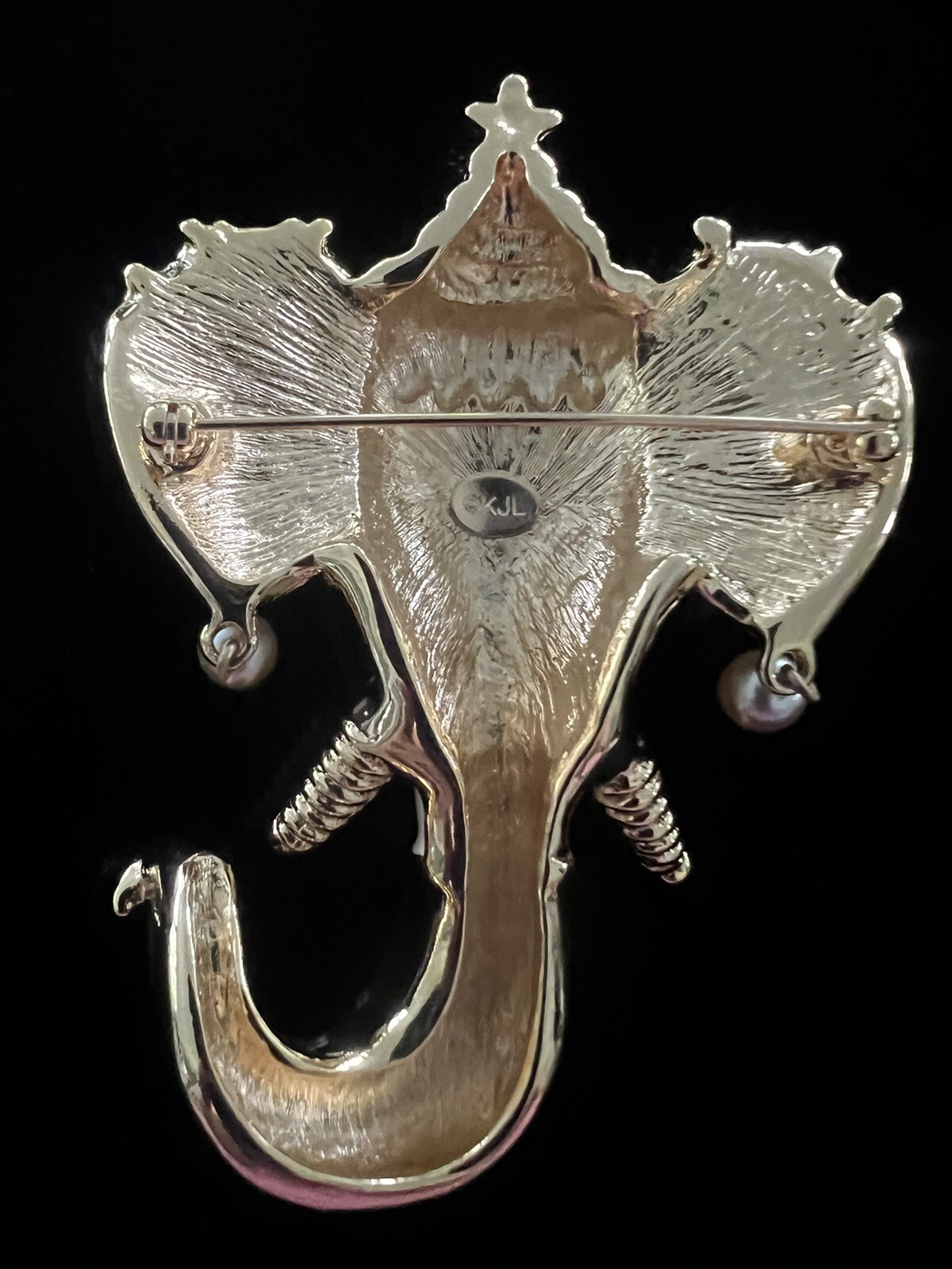 Kenneth Jay Lane(KJL) signed Elephant Pin - image 3