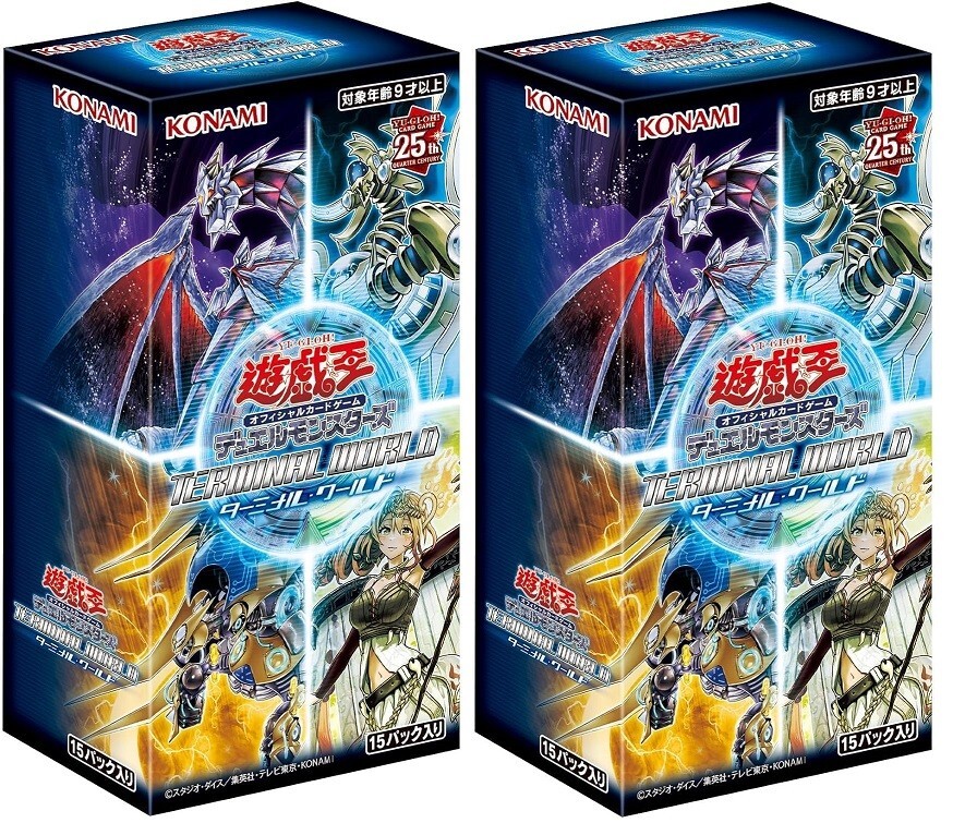 Yu Gi Oh card OCG Duel Monsters TERMINAL WORLD Box x2