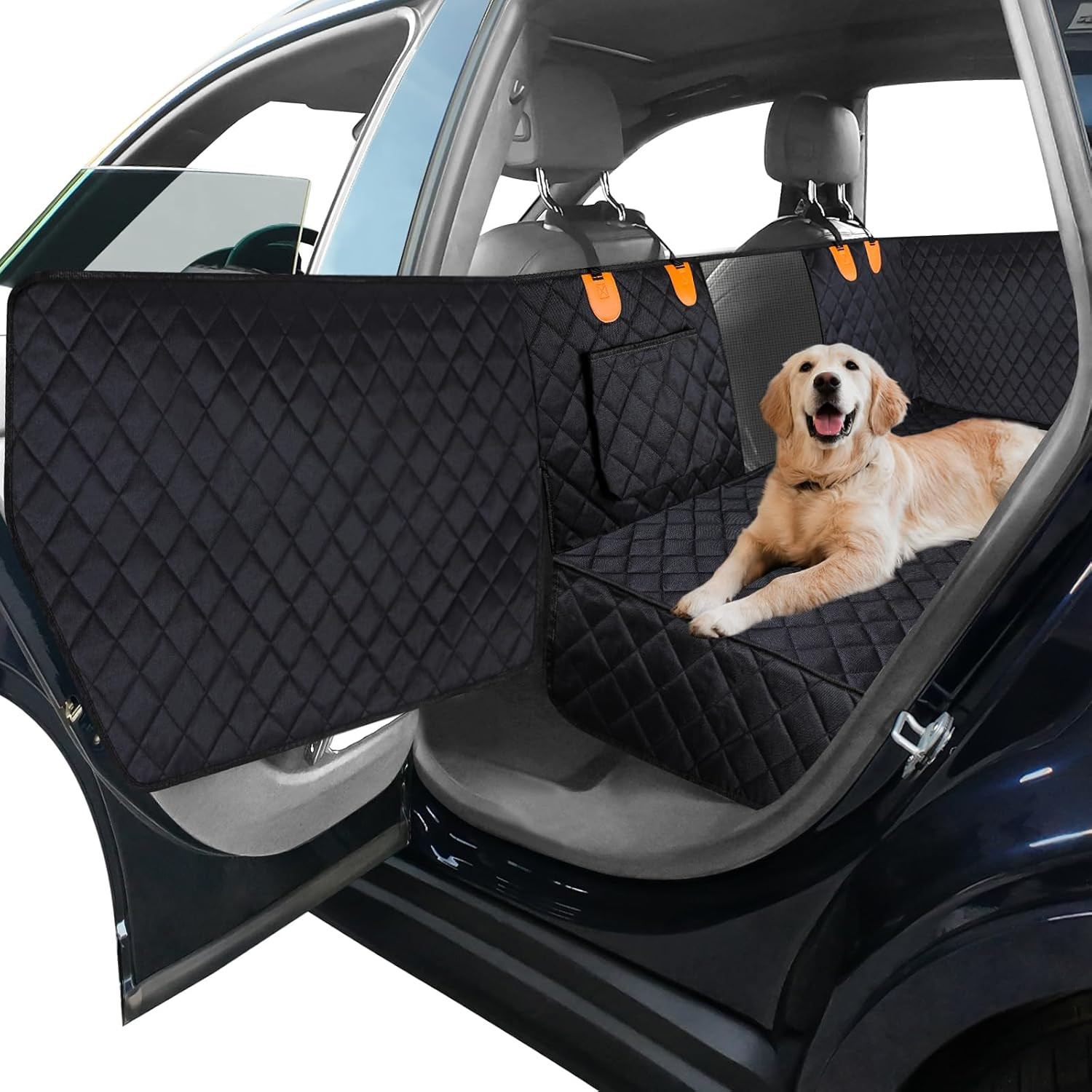 Telo Auto Cani per Sedili Posteriori - Amaca Auto Cani Antiscivolo e Robusta