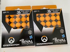 2 Boxes NERF Overwatch Rival 30 Round Refill Overwatch Rival Blasters 60 Total