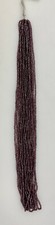 10 Strand Hank of 11/0 3 Cut Seed Beads - Light Purple