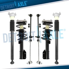 Front Struts Rear Shocks Sway Bar Link for 2010-2015 Mercedes-Benz GLK250 GLK350