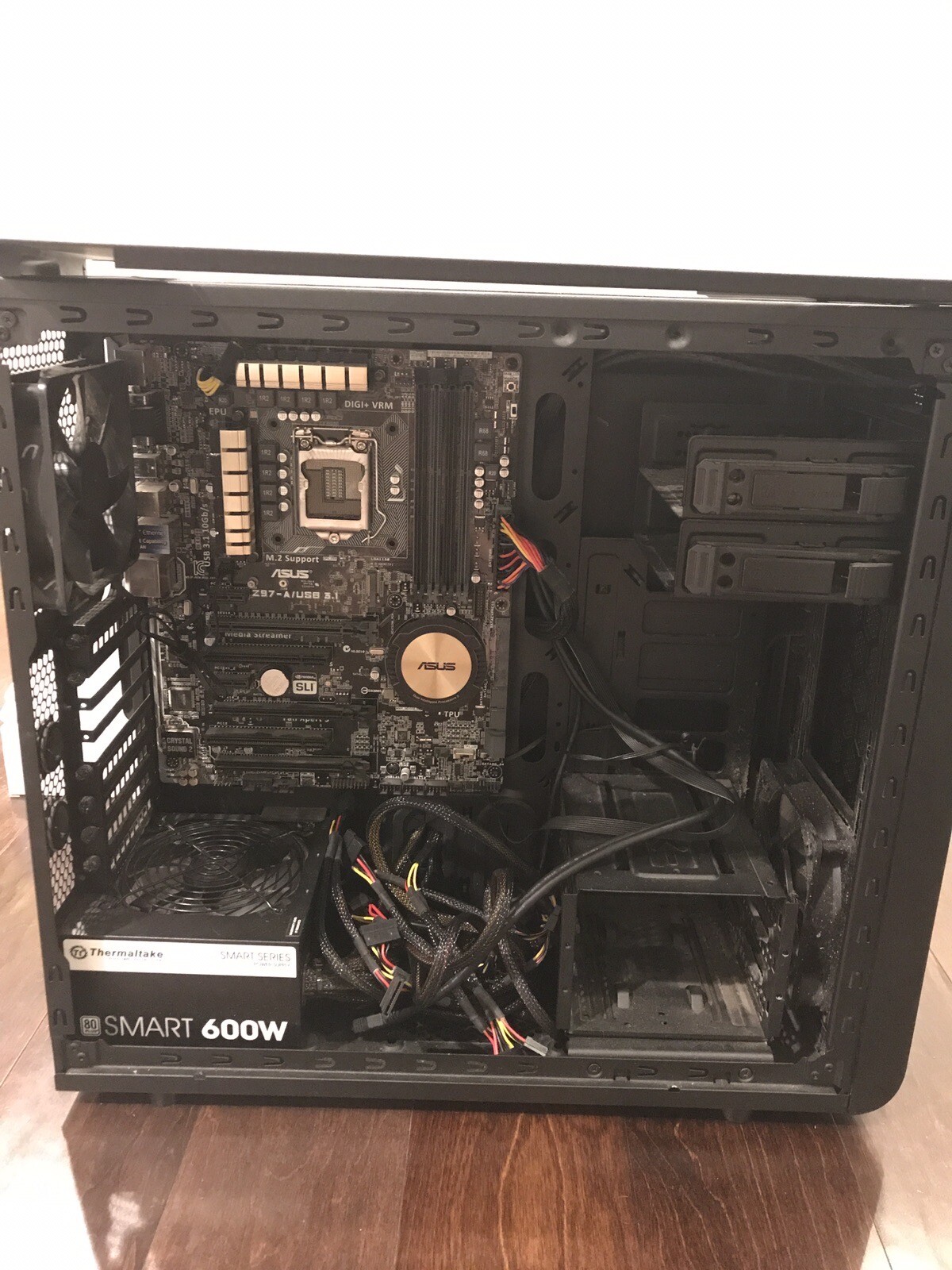 Thermaltake PC Case with 600W SMART Power Supply and ASUS Z97