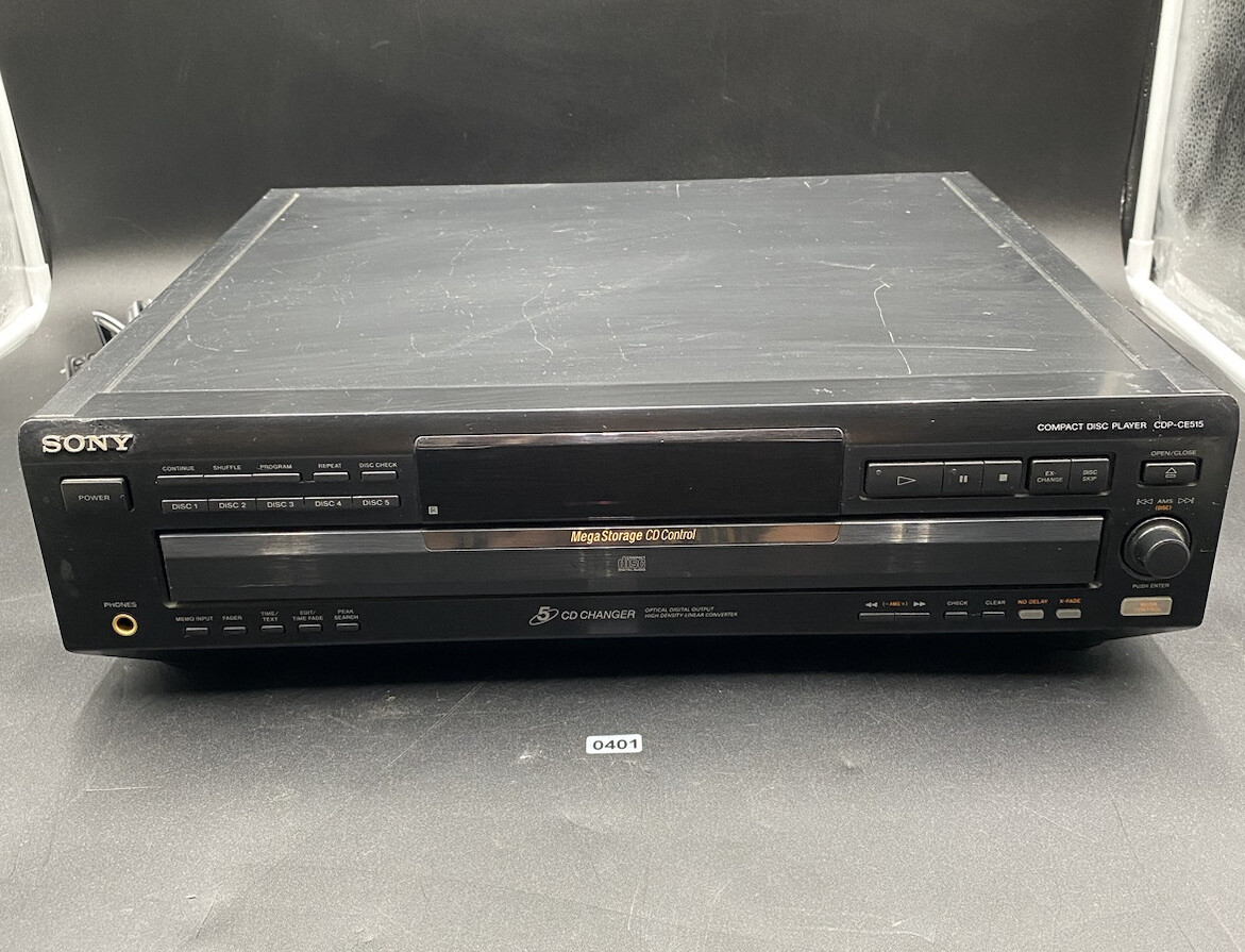 Sony Audio CD Player CDP-CE515 Black Turn On | eBay