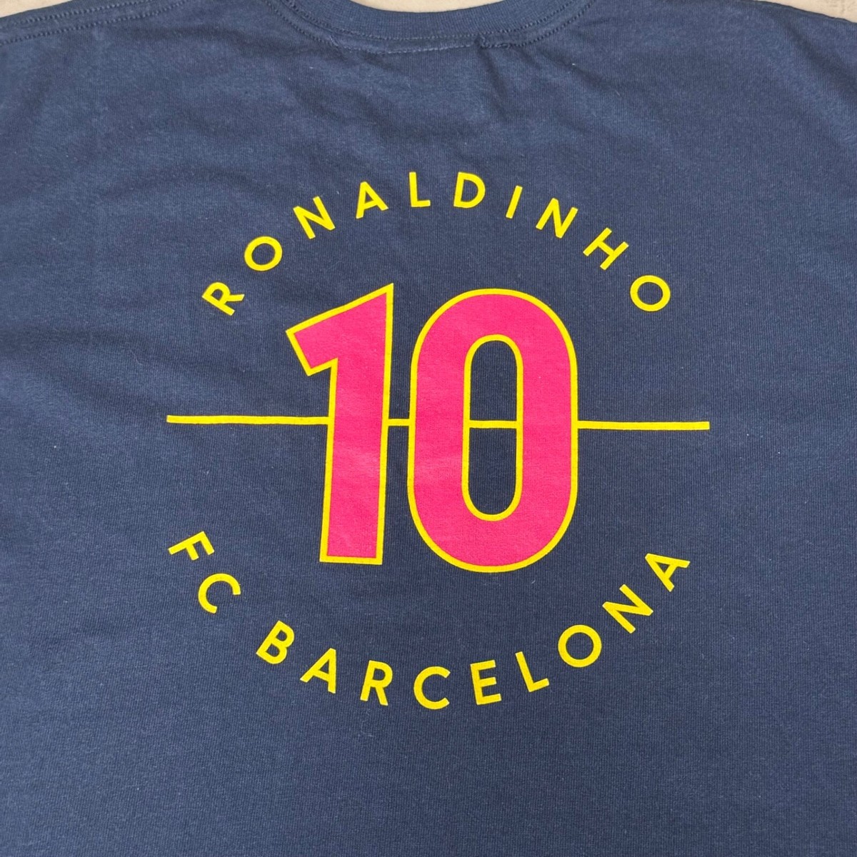 NIKE FC バルセロナ RONALDINHO 10 シャツ 未使用　タグ付き NIKE FC バルセロナ RONALDINHO 10 シャツ 未使用 タグ付き