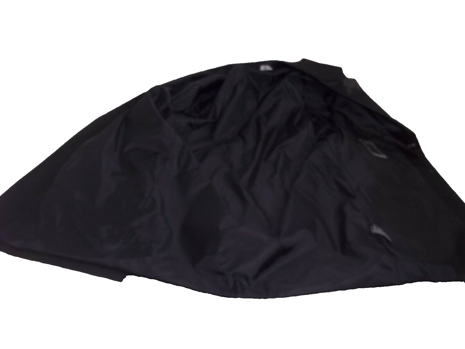 [ Solid black shinny 4button rayon blend Entertai… - image 7