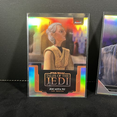 Topps Finest 2023 Star Wars Refractor Card Lot Darth Sidious, The Armorer + More - Picture 10 of 13