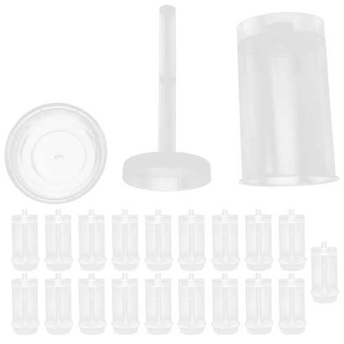 20 Stück Cake Pops Shooter Runde Form Kunststoff Kuchen Dessert Push-up - Bild 5 von 12
